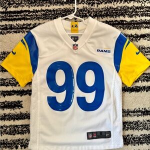 NFL On Field Jersey with White and Yellow Accents